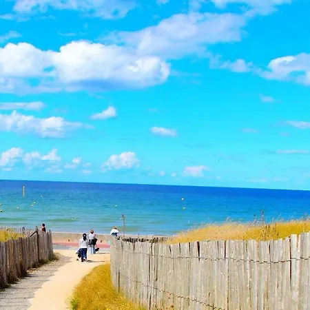 BEL Appartement jolie vue Mer Cabourg Buitenkant foto
